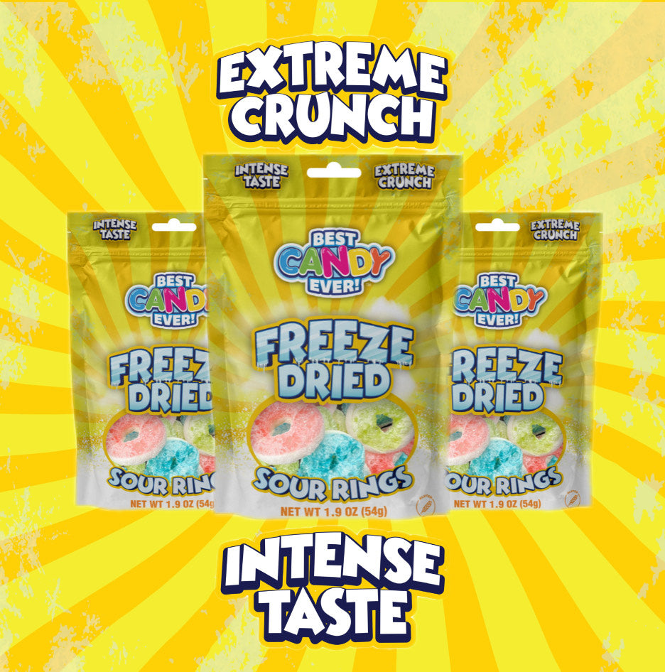 Freeze Dried Sour Rings (3 Pack)